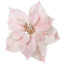 Decoratieve poinsettia met glitter