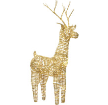 Decoratieve draadgaas hert met verlichting voor de kerstperiode