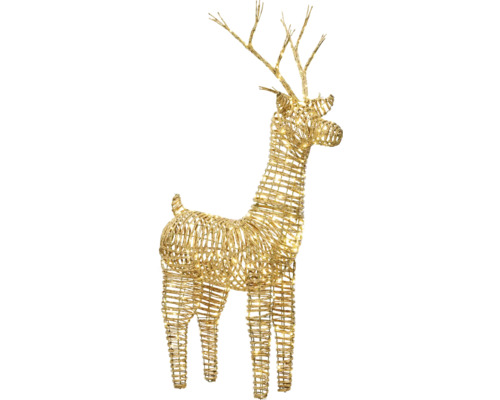 Decoratieve draadgaas hert met verlichting voor de kerstperiode