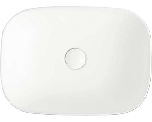 Keramische waskom, rechthoekig met afgeronde hoeken