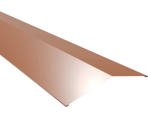PRECIT metalen nokvorst koperbruin RAL 7016 1000 x 400 x 0,5 mm Metalen nokvorst beschermprofiel