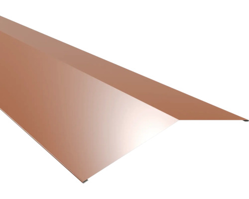 PRECIT metalen nokvorst koperbruin RAL 7016 1000 x 500 x 0,5 mm Metalen gevelbekleding