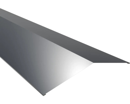 PRECIT metalen nokvorst antraciet RAL 7016 1000 x 500 x 0,63 mm Metalen dakrandprofiel