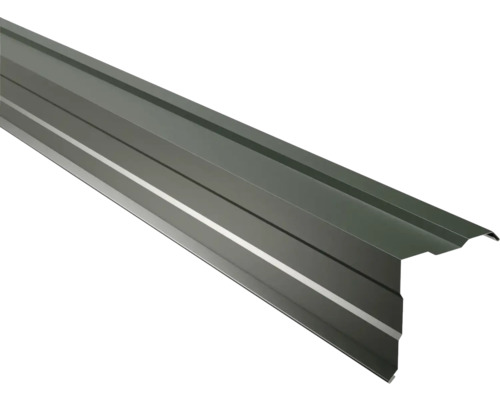PRECIT metalen windveer groen RAL 6020 1000 x 230 x 0,5 mm Metalen dakrandprofiel voor dakbedekking