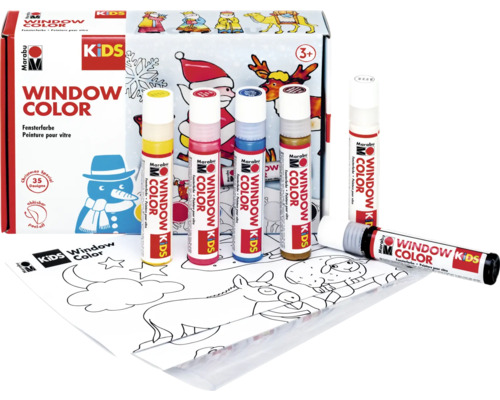 Marabu Window Color verfset voor kinderen
