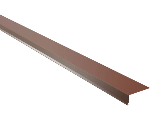 PRECIT metalen gootslab roodbruin RAL 8012 2000 x 110 x 0,5 mm Metalen dakgootlijst