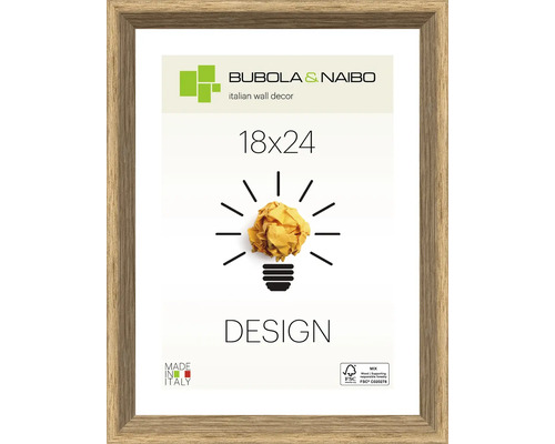BUBOLA&NAIBO Fotolijst hout 7110/11 bruin 18x24 cm