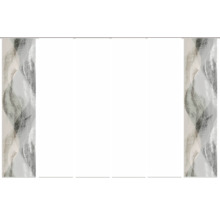 HOME FASHION Paneelgordijn Torre wit 60x245 cm set van 6