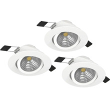 Drie LED-inbouwspots