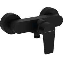 Zwarte ééngreeps douchekraan van Vitra