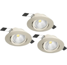 Drie LED-inbouwspots
