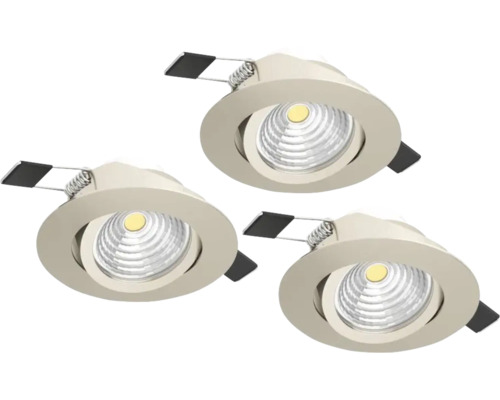 Drie LED-inbouwspots