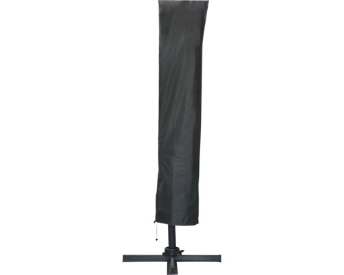 SOLUNA Beschermhoes parasol polyester zwart 235x55