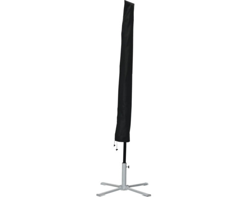 SOLUNA Beschermhoes parasol polyester zwart 180x25