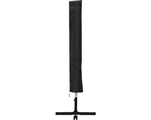 SOLUNA Beschermhoes parasol polyester zwart 200x35