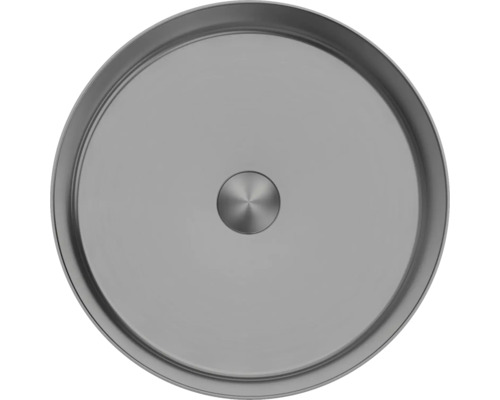 Ronde spoelbak met centrale afvoer