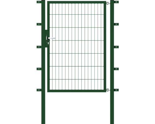 GAH. ALBERTS Enkele poort Flexo groen 100x140 cm incl. palen 6x6 cm