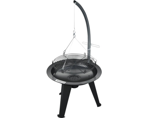 Draaibare barbecue met driepootstatief voor buiten