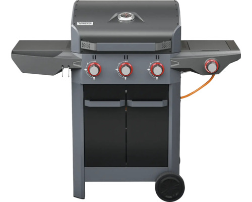 TENNEKER® Gasbarbecue Carbon 3 brander met zijbrander