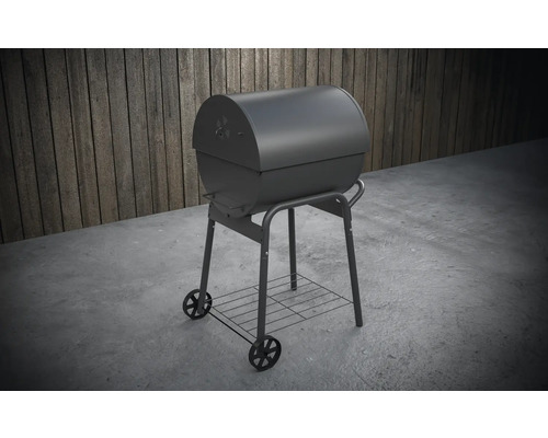 Kogelbarbecue met deksel en opbergruimte