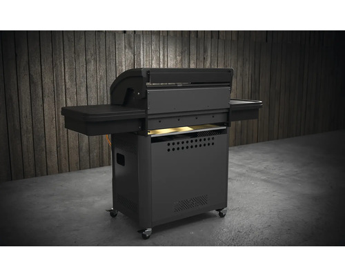 Gasbarbecue met opbergvakken en wielen