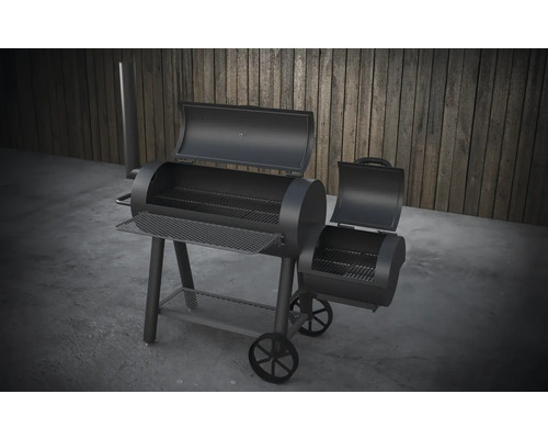 Barbecue op wielen met opbergruimte