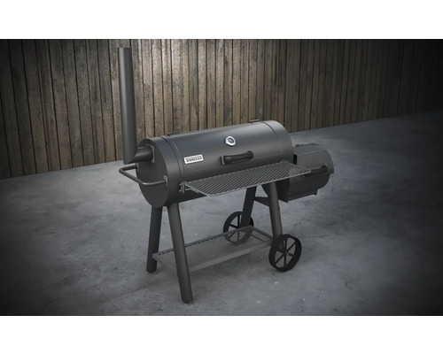 Smoker barbecue met rookkamer en opbergruimte