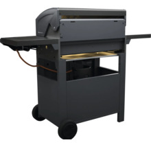 Gasbarbecue met opbergvakken en wielen