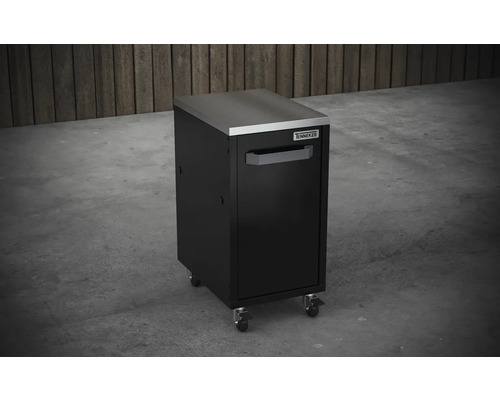 Rolcontainer met roestvrijstalen blad voor werkplaats en garage