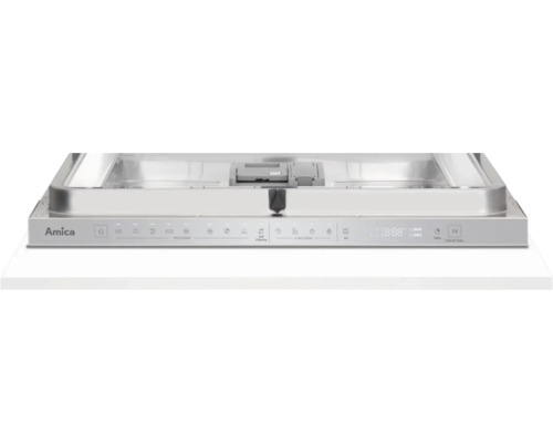 Amica vaatwasser met bedieningspaneel en digitaal display.