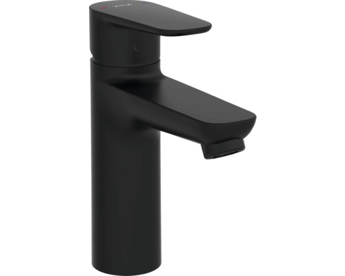 Zwarte wastafelmengkraan