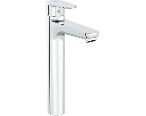 Chroomkleurige wastafelkraan