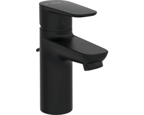 Zwarte wastafelmengkraan