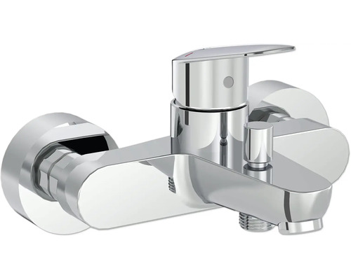 VITRA Badkraan Flow Round A43057EXP chroom Wastafel- of gootsteenkraan voor wandmontage