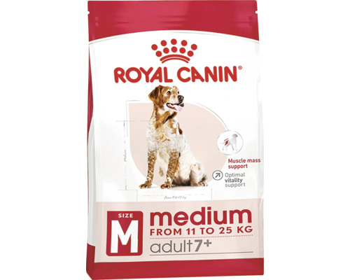 ROYAL CANIN Hondenvoer M Adult 7 + 15 kg Royal Canin droogvoer voor middelgrote honden vanaf zeven jaar
