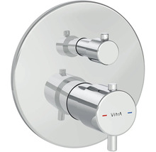 Vitra wastafelkraan met ronde afdekplaat