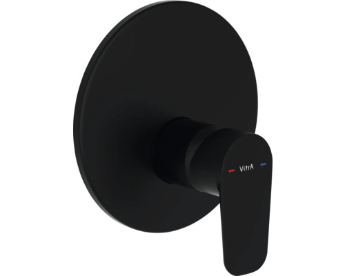 VITRA Inbouw douchekraan Flow Soft A4331836EXP mat zwart Vitra wastafelkraan voor wandmontage