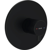 Zwarte Vitra douchekraan voor wandmontage