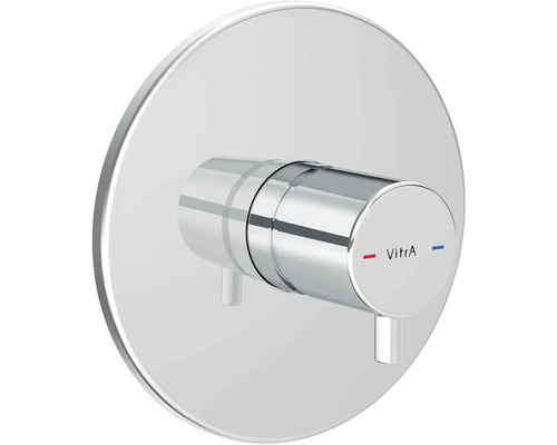 VITRA Inbouwthermostaat Flow Soft A43378EXP chroom Vitra wastafelkraan van metaal