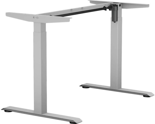 Bureau onderstel E-SMART zit-sta elektrisch verstelbaar 70-117 cm, zilver In hoogte verstelbaar bureauframe