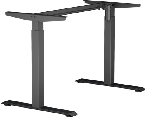 Bureau onderstel E-SMART zit-sta elektrisch verstelbaar 70-117 cm, zwart In hoogte verstelbaar bureauframe van metaal