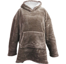 Fluffy hoodie met capuchon en zak