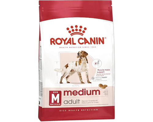 Royal Canin hondenvoer voor middelgrote, volwassen honden, verpakking