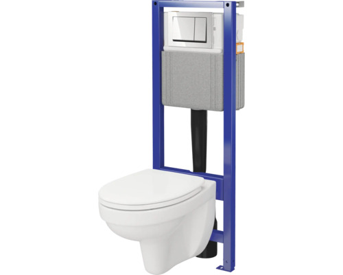 CERSANIT Spoelrandloos toilet Cersania incl. soft close wc-bril