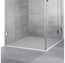 Inloopdouche met douchebak en glazen wand