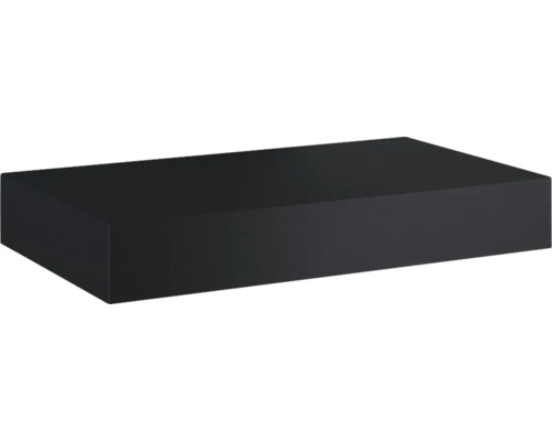 JUNGBORN Wastafelblad mat zwart 806 x 460 mm zonder uitsparing Rechthoekige wastafel van keramiek