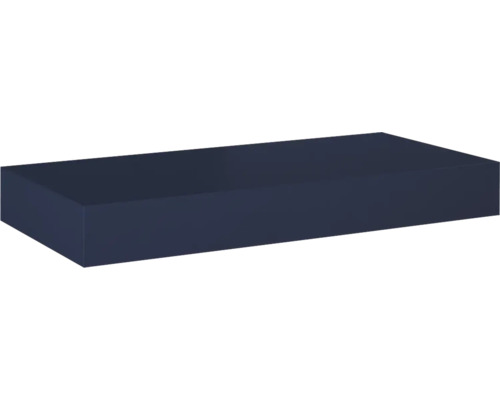 JUNGBORN Wastafelblad navy blauw mat 1008 x 460 mm zonder uitsparing