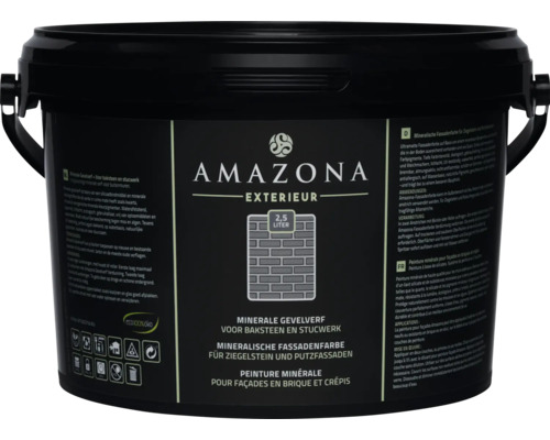 AMAZONA Gevelverf antraciet 2,5 l