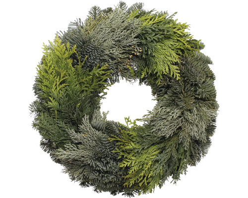 Krans Coniferen mix Ø 30 cm Decoratieve dennenkrans voor feestelijke gelegenheden