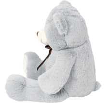 Grijze teddybeer met strik